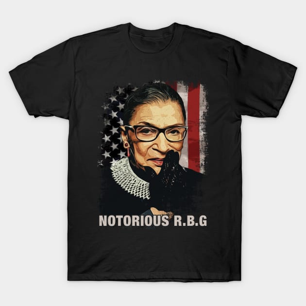 Vintage Notorious RBG T-Shirt by Henry jonh